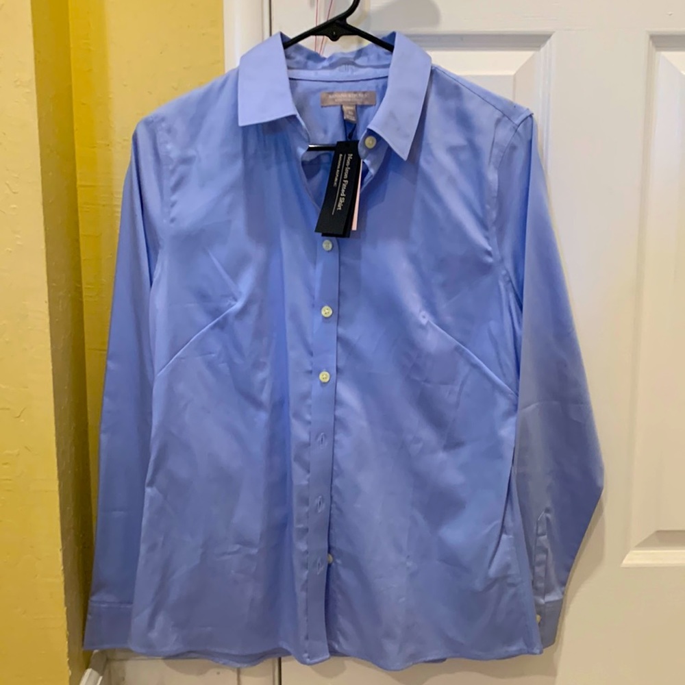 Banana Republic tailored blouse.